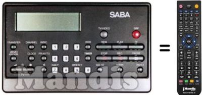 Replacement remote control TC 6740 I