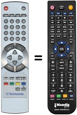 Replacement remote control Technomate TM 1500
