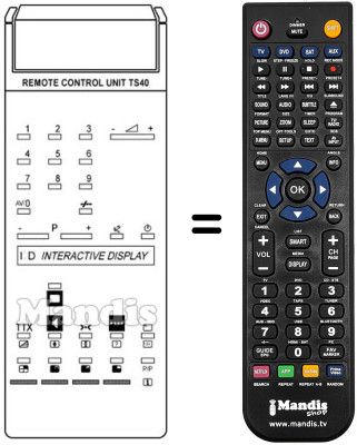 Replacement remote control TS 40