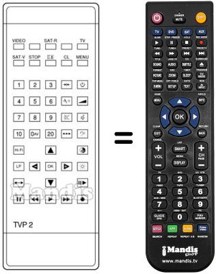 Replacement remote control Siemens FS 958 M4