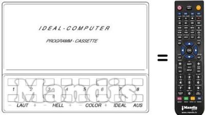 Replacement remote control UFB 9