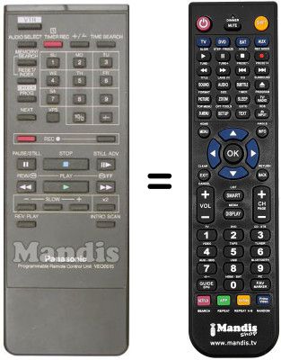Replacement remote control VEQ 0615