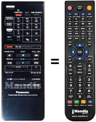 Replacement remote control VEQ 0709