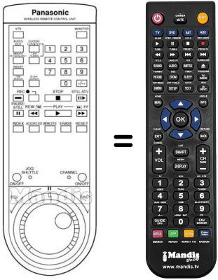 Replacement remote control VEQ 1069