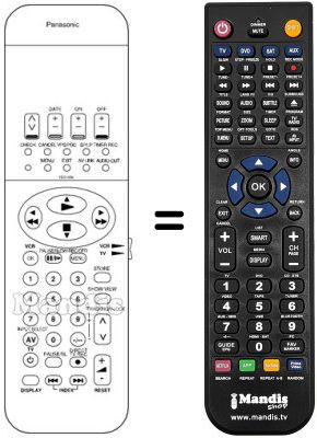 Replacement remote control VEQ 1956