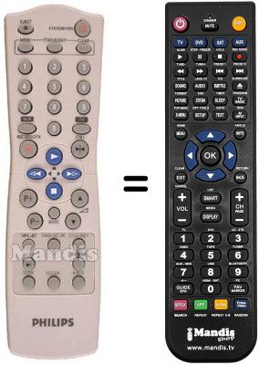 Replacement remote control PYE VRQ 45 Replacement remote control PYE VRQ 45