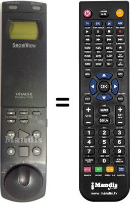 Replacement remote control VT-RM 264 E