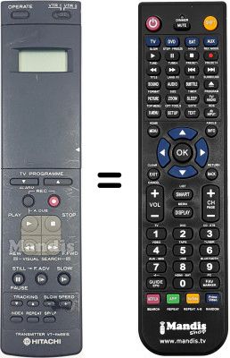 Replacement remote control VT-RM 551 E