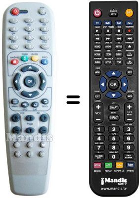 Replacement remote control X2-YC02N