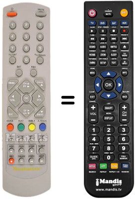 Replacement remote control Manhattan 9800