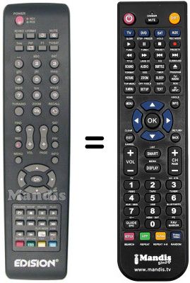 Replacement remote control Edision ARGUS MINI SAT IP