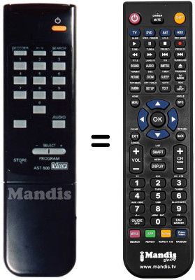 Replacement remote control VTech AST-500