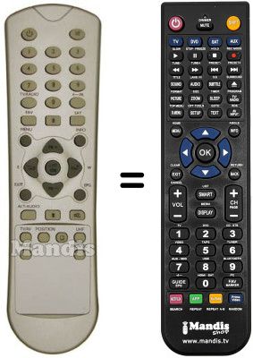 Replacement remote control Citycom CCR 610