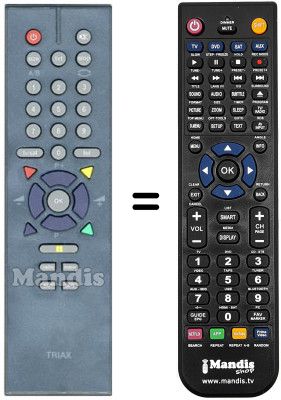 Replacement remote control Triax DVB 65 S