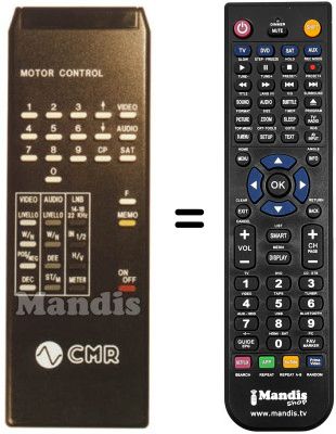 Replacement remote control CMR GALILEO 6000
