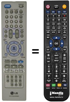 Replacement remote control Goldstar DR-4800