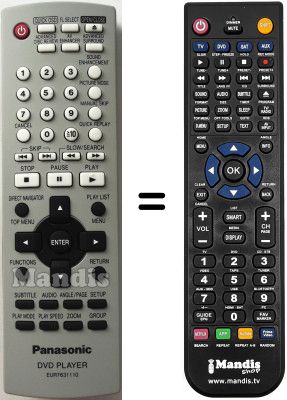 Replacement remote control National DVD S-295