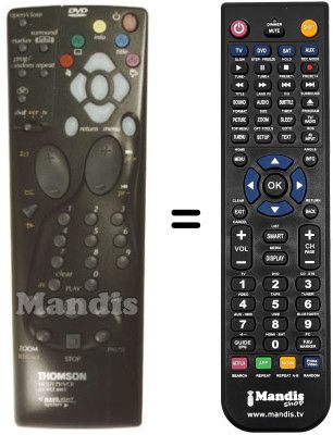 Replacement remote control Thomson DTH 3300 Replacement remote control Thomson DTH 3300