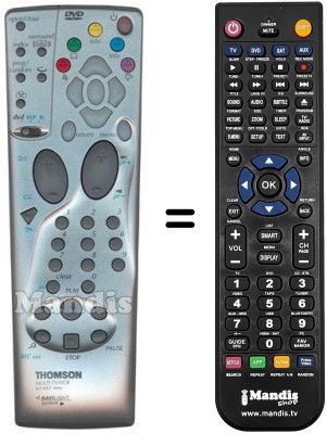 Replacement remote control Teleavia DTH 5400