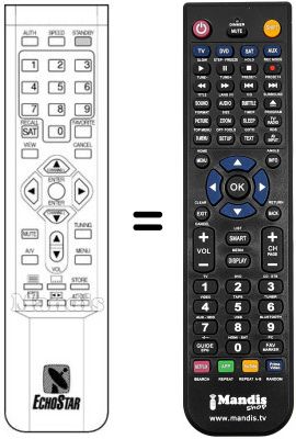 Replacement remote control Legend SR 8700