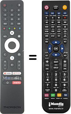 Replacement remote control Thomson RC112A