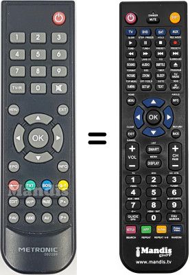 Replacement remote control Metronic 441598