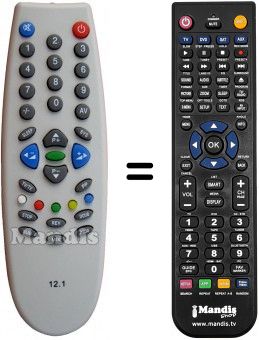 Replacement remote control SIYAH 12.1