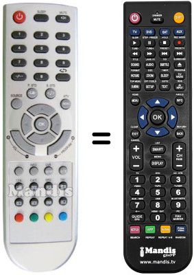 Replacement remote control REMCON1189