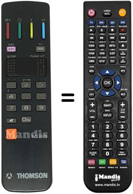Replacement remote control Thomson 72DR60L