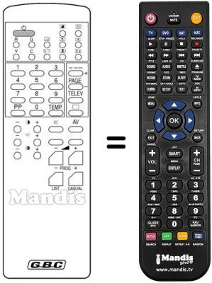 Replacement remote control REMCON1085