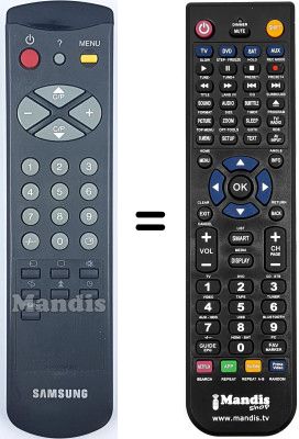 Replacement remote control Samsung CF5073Z Replacement remote control Samsung CF5073Z