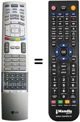 Replacement remote control LG REMCON020 Replacement remote control LG REMCON020