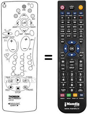 Replacement remote control REMCON257