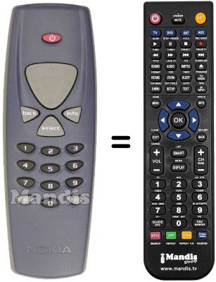 Replacement remote control REMCON602