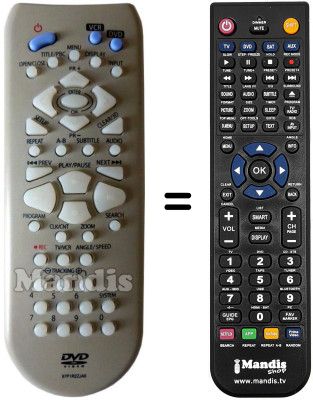 Replacement remote control Seg DVC30 Replacement remote control Seg DVC30