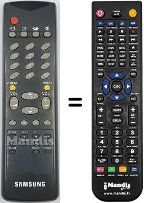 Replacement remote control AA59-10075E Replacement remote control AA59-10075E