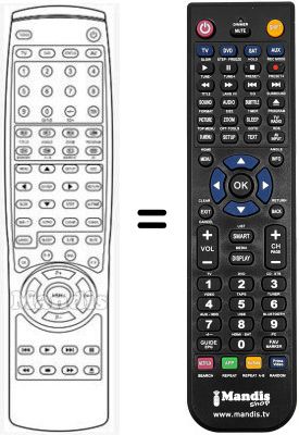 Replacement remote control Aeg 8482501