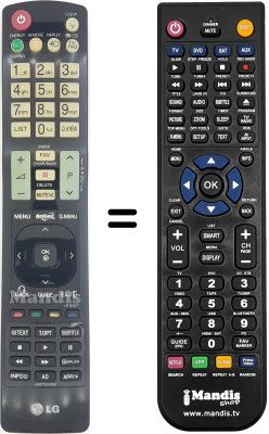 Replacement remote control LG 47LK950 Replacement remote control LG 47LK950