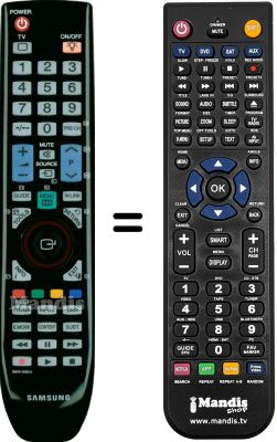 Replacement remote control Samsung BN59-00691A