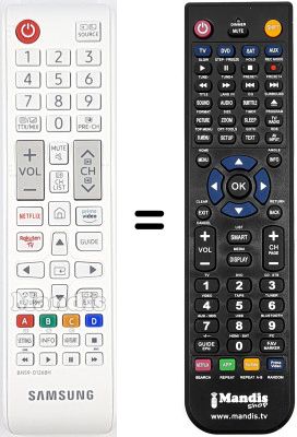 Replacement remote control Samsung LE46A568P3M/XZF Replacement remote control Samsung LE46A568P3M/XZF