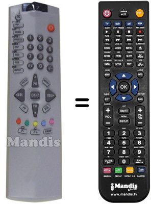 Replacement remote control Akai CTB32PK8A