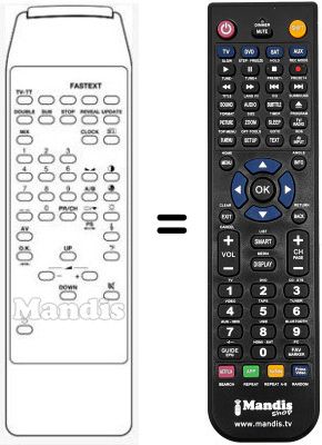 Replacement remote control RC51331