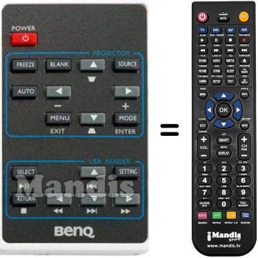 Replacement remote control Benq JOYBEE-GP1