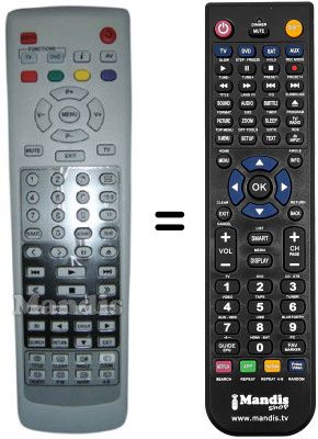 Replacement remote control REMCON126