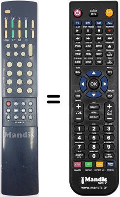 Replacement remote control Hitachi RC4008X