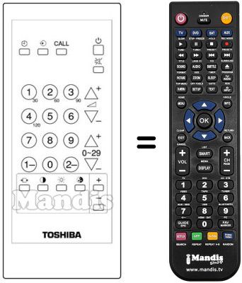 Replacement remote control CT-9233