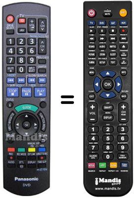 Replacement remote control REMCON206