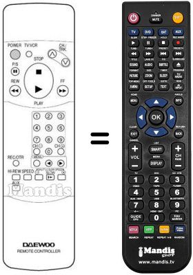 Replacement remote control REMCON984