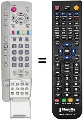 Replacement remote control REMCON422 Replacement remote control REMCON422
