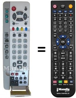 Replacement remote control Erres EUR511228